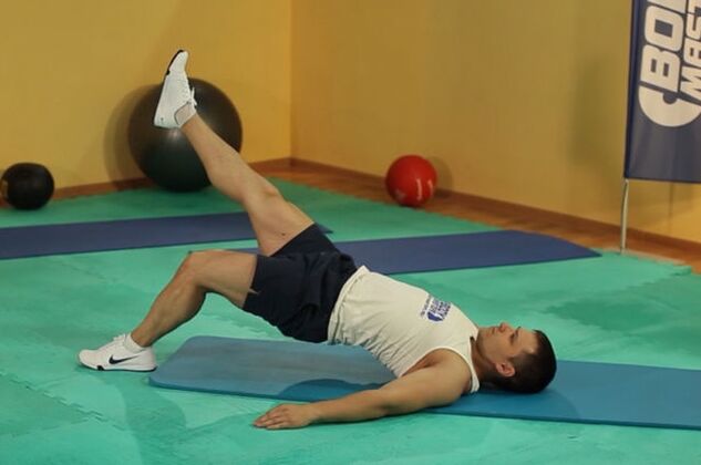 Exercite a “ponte glútea” para regular a potência em um homem